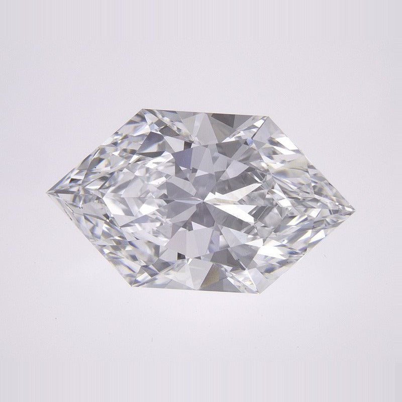 3.62 ct Lab-Grown Diamond – D VS1 – Elongated Hexagon Duchess Faceted-cut – GCAL Certified — Sapphire Row · cut7