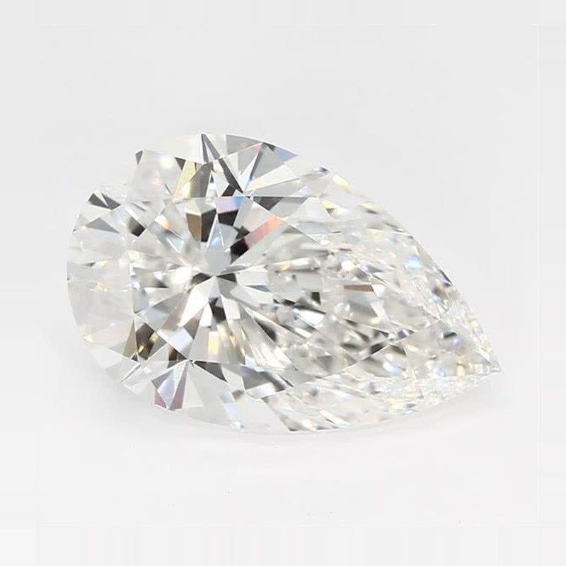 3.07 ct Lab-Grown Diamond – F VVS2 – Pear Cut – GCAL Certified — Sapphire Row · cut7