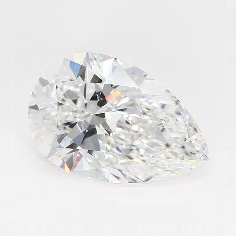 3.04 ct Lab-Grown Diamond – E VS1 – Pear Cut – GCAL Certified — Sapphire Row · cut7