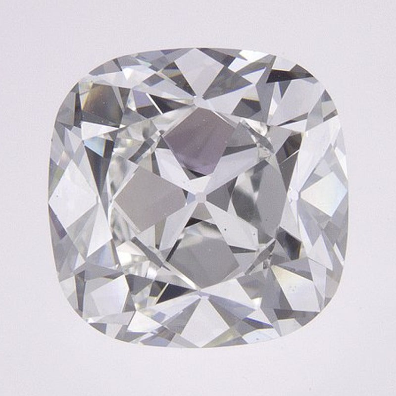 2.52 ct Lab-Grown Diamond – F VVS2 – Cushion Old Mine Cut – GCAL Certified — Sapphire Row · cut7