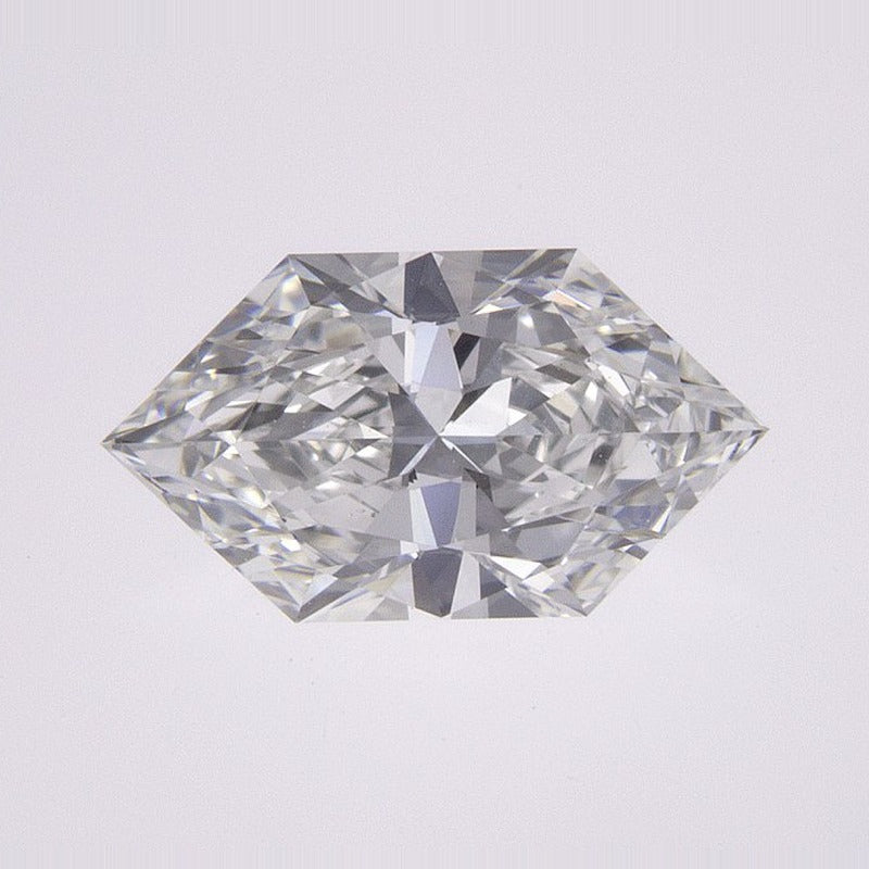 1.08 ct Lab-Grown Diamond – E VVS2 – Elongated Hexagon Duchess Faceted-cut – GCAL Certified — Sapphire Row · cut7