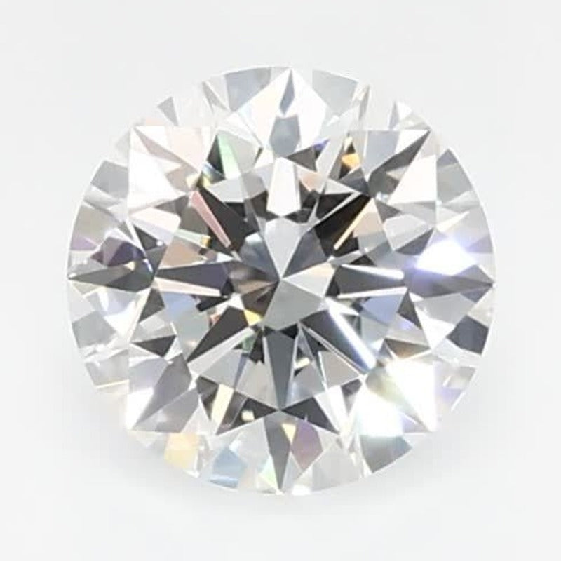 0.53 ct Lab-Grown Diamond – F VVS2 – Round Cut – GCAL Certified — Sapphire Row · cut7