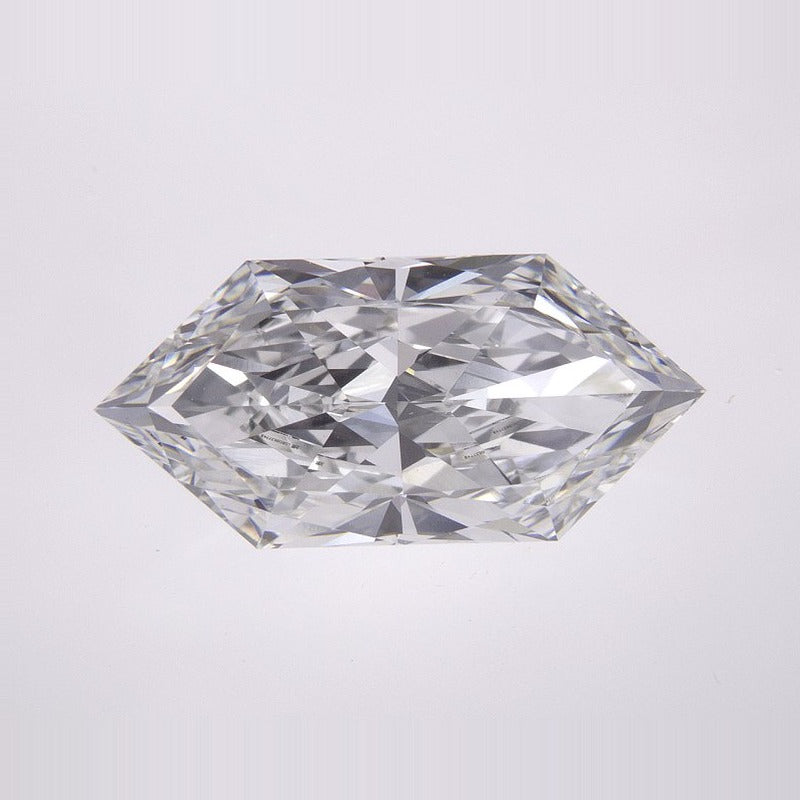 3.58 ct Lab-Grown Diamond – E VVS2 – Elongated Hexagon Duchess Faceted-cut – IGI Certified — Sapphire Row · cut7