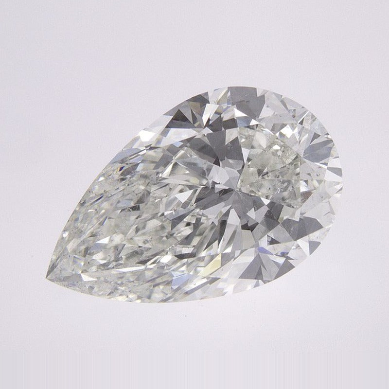 3.01 ct Natural Diamond – I SI2 – Pear Cut – GIA Certified — Sapphire Row · cut7