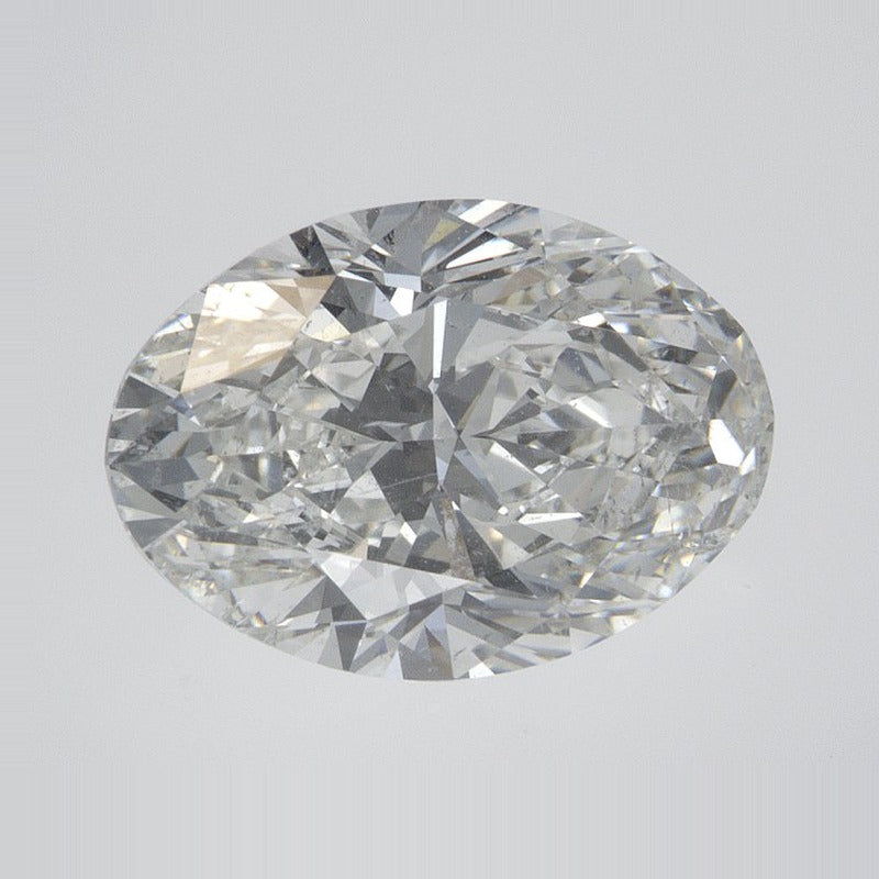 2.51 ct Natural Diamond – H SI2 – Oval Cut – GIA Certified — Sapphire Row · cut7
