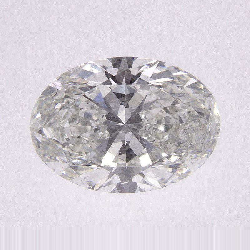 1.70 ct Natural Diamond – H SI2 – Oval Cut – GIA Certified — Sapphire Row · cut7