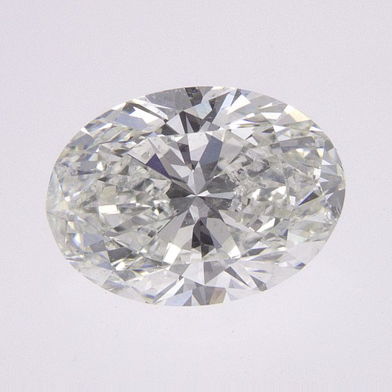 1.20 ct Natural Diamond – I SI2 – Oval Cut – GIA Certified — Sapphire Row · cut7