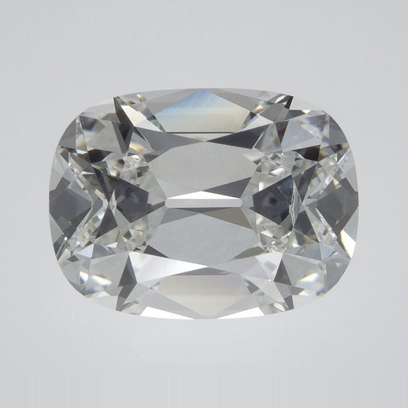 3.55 ct Lab-Grown Diamond – F VVS2 – Elongated Cushion Old Mine Cut – GCAL Certified — Sapphire Row · cut7