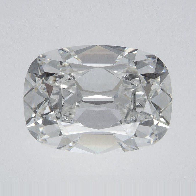 3.08 ct Lab-Grown Diamond – F VVS2 – Elongated Cushion Old Mine Cut – GCAL Certified — Sapphire Row · cut7