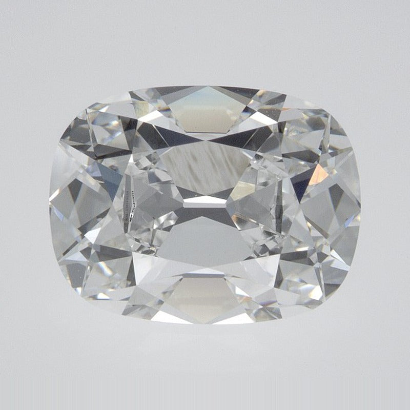 3.04 ct Lab-Grown Diamond – E VVS2 – Elongated Cushion Old Mine Cut – GCAL Certified — Sapphire Row · cut7