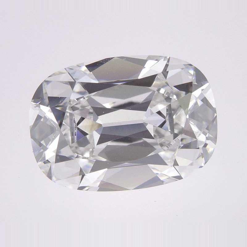 3.03 ct Lab-Grown Diamond – F VVS2 – Elongated Cushion Old Mine Cut – GCAL Certified — Sapphire Row · cut7