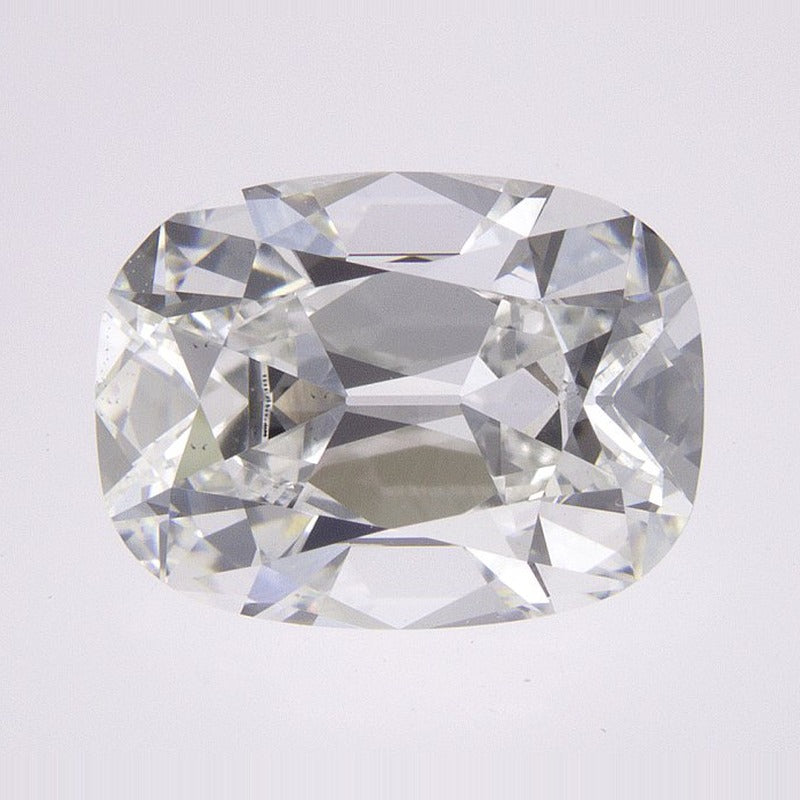 2.68 ct Lab-Grown Diamond – F VS2 – Elongated Cushion Old Mine Cut – GCAL Certified — Sapphire Row · cut7