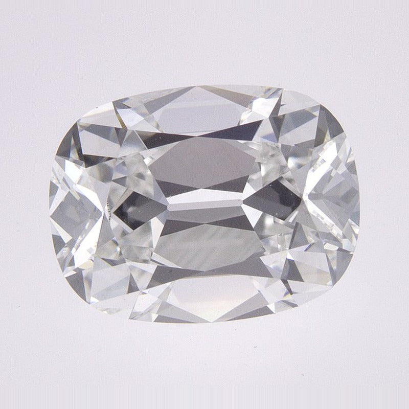 2.65 ct Lab-Grown Diamond – F VVS2 – Elongated Cushion Old Mine Cut – GCAL Certified — Sapphire Row · cut7