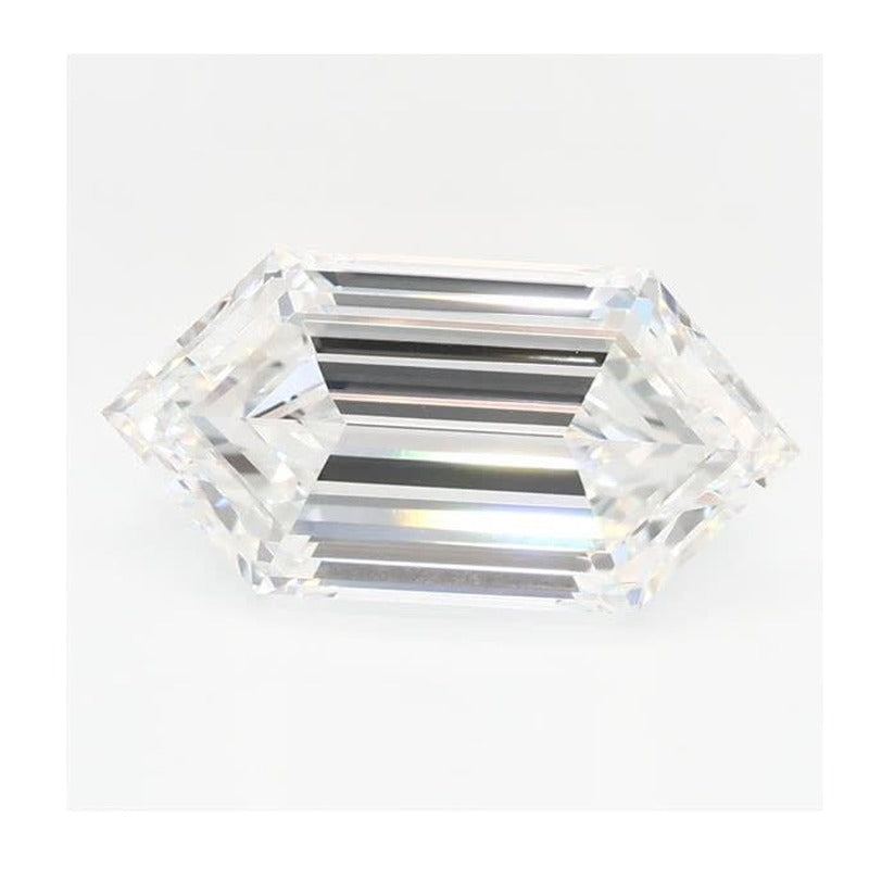 2.59 ct Lab-Grown Diamond – E VVS2 – Elongated Hexagon Duchess Step-cut – GCAL Certified — Sapphire Row · cut7