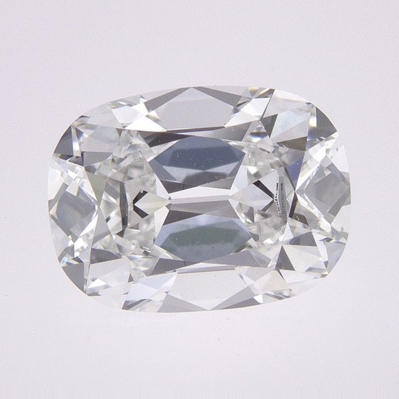 2.23 ct Lab-Grown Diamond – F VVS2 – Elongated Cushion Old Mine Cut – GCAL Certified — Sapphire Row · cut7