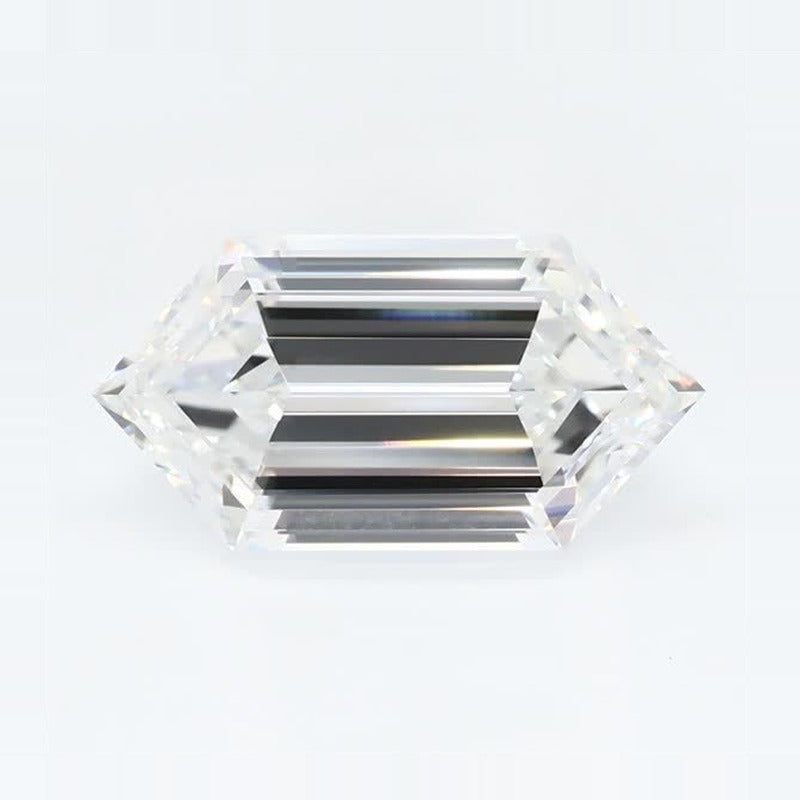 2.02 ct Lab-Grown Diamond – E VVS2 – Elongated Hexagon Duchess Step-cut – GCAL Certified — Sapphire Row · cut7
