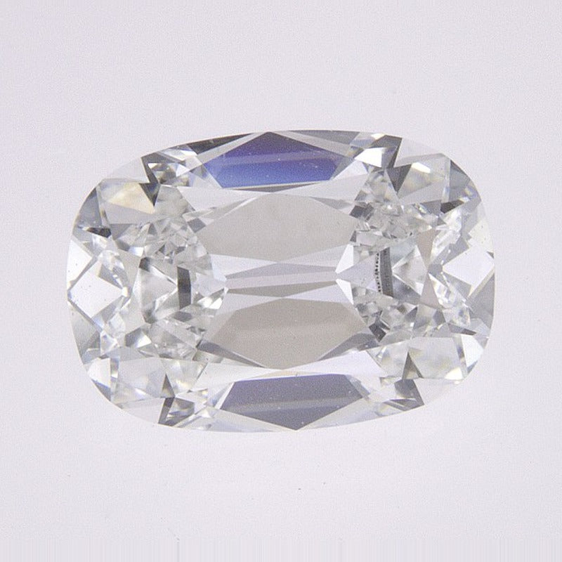 1.51 ct Lab-Grown Diamond – F VVS2 – Elongated Cushion Old Mine Cut – GCAL Certified — Sapphire Row · cut7