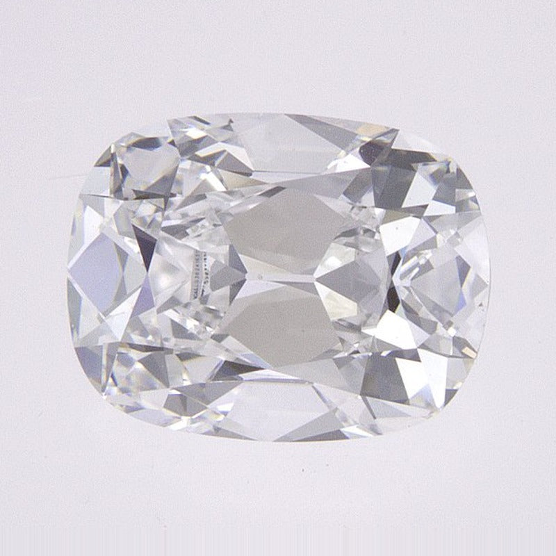 1.27 ct Lab-Grown Diamond – E VVS2 – Elongated Cushion Old Mine Cut – GCAL Certified — Sapphire Row · cut7
