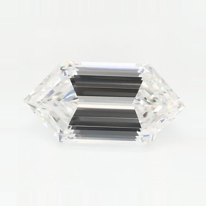 1.25 ct Lab-Grown Diamond – E VVS2 – Elongated Hexagon Duchess Step-cut – GCAL Certified — Sapphire Row · cut7