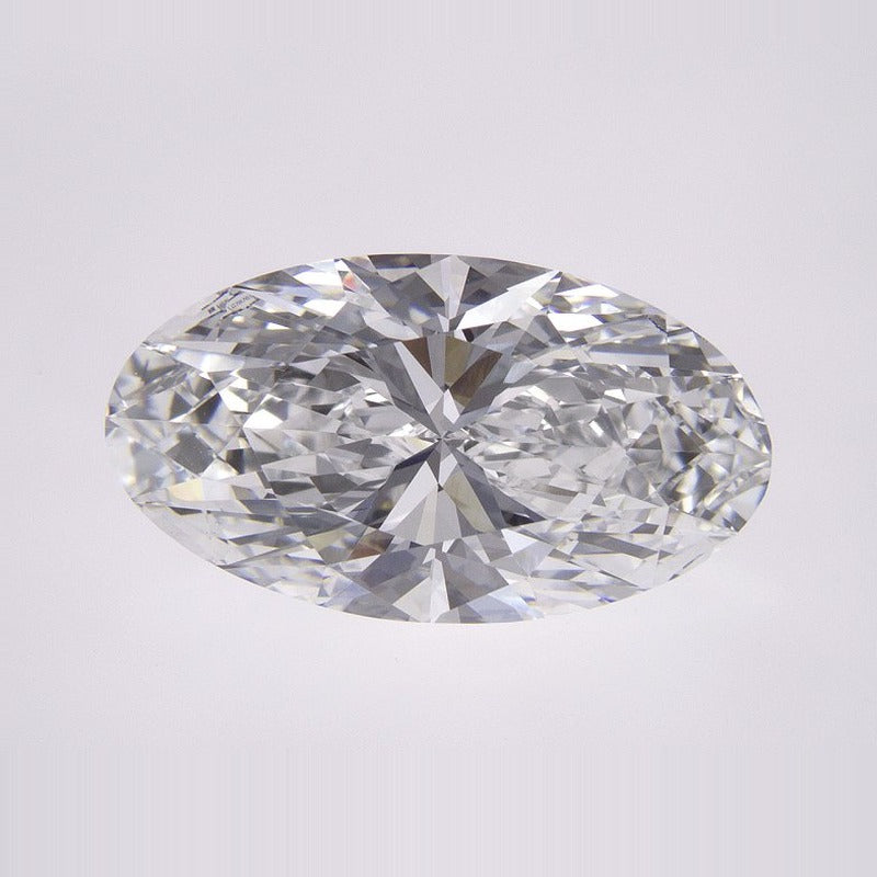 3.86 ct Lab-Grown Diamond – E VVS2 – Elongated Oval Cut – IGI Certified — Sapphire Row · cut7