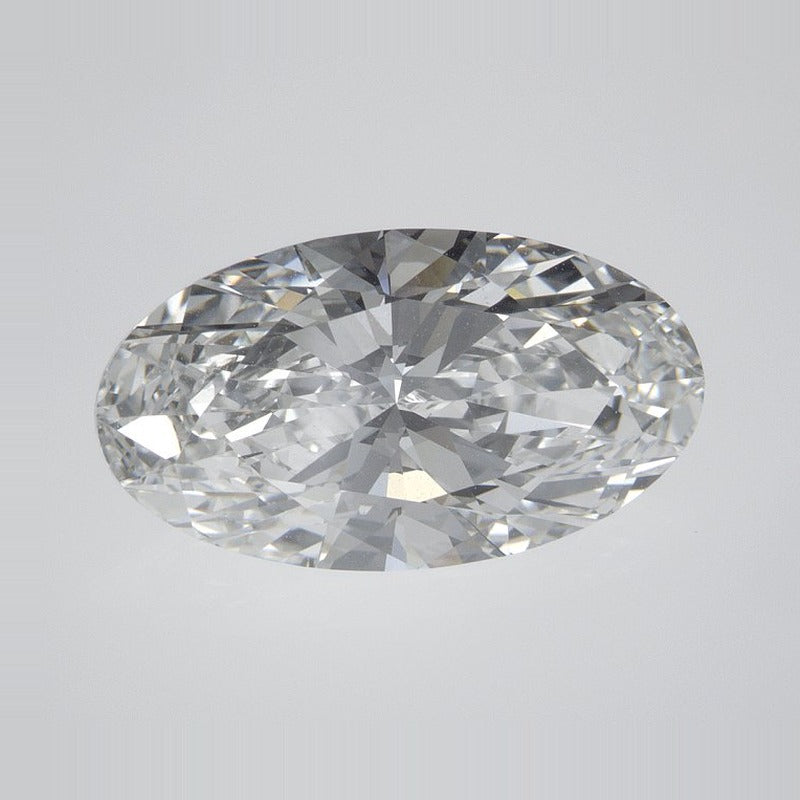 3.03 ct Lab-Grown Diamond – D VVS2 – Elongated Oval Cut – IGI Certified — Sapphire Row · cut7