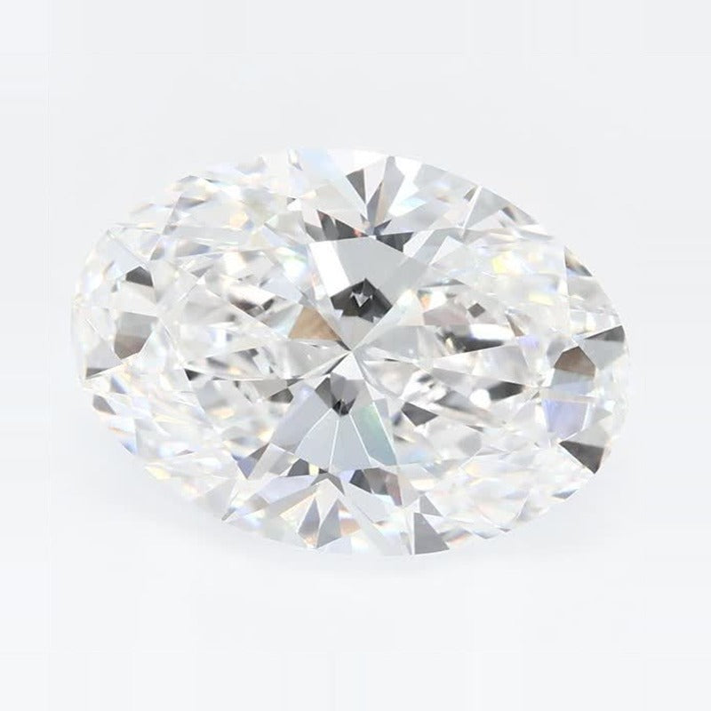 3.04 ct Lab-Grown Diamond – D VVS1 – Oval Cut – GCAL Certified — Sapphire Row · cut7