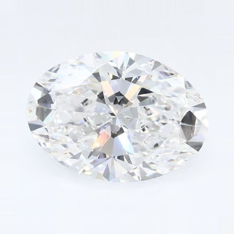 3.02 ct Lab-Grown Diamond – D VVS1 – Oval Cut – GCAL Certified — Sapphire Row · cut7