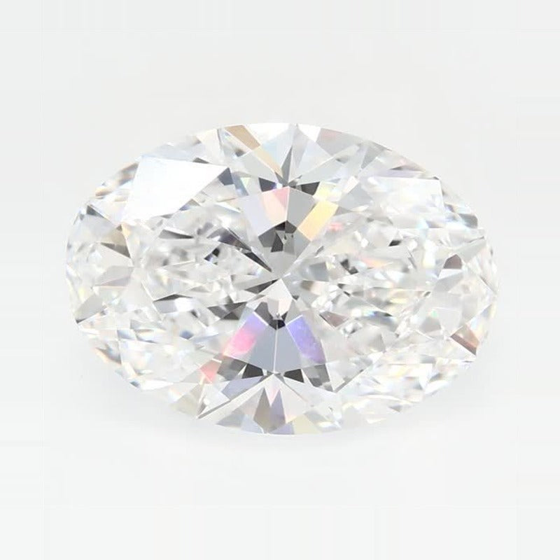 2.98 ct Lab-Grown Diamond – D VVS1 – Oval Cut – GCAL Certified — Sapphire Row · cut7