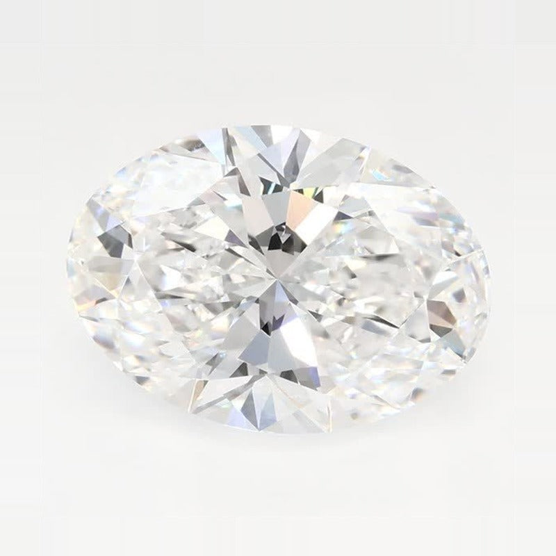 2.96 ct Lab-Grown Diamond – D VVS2 – Oval Cut – GCAL Certified — Sapphire Row · cut7