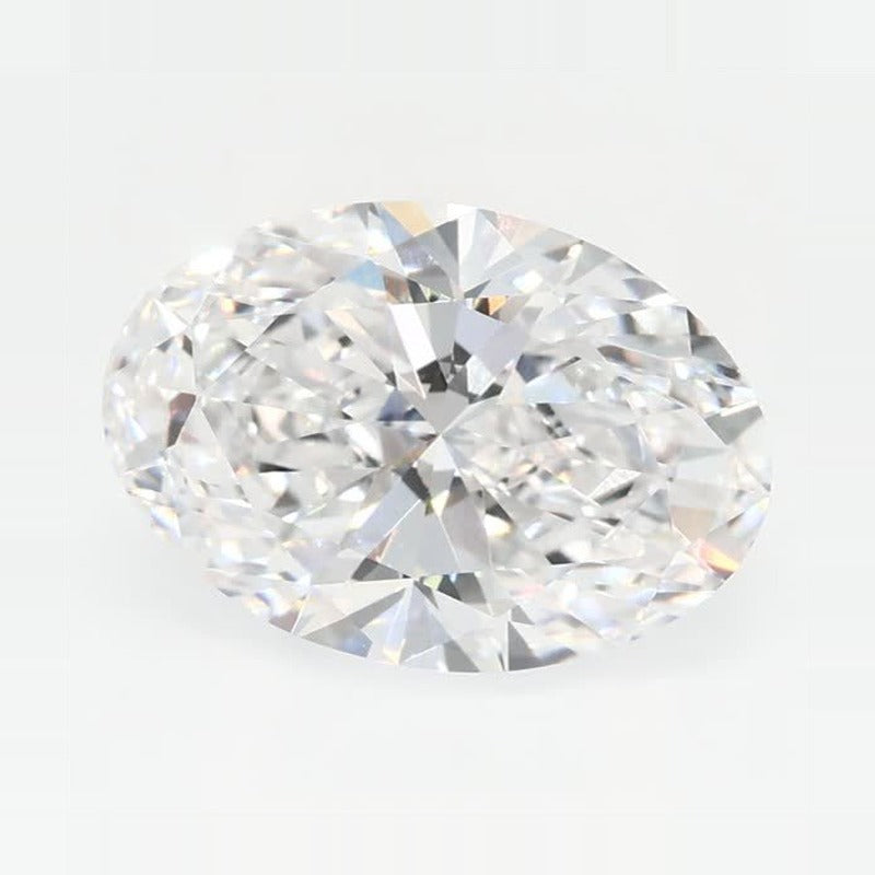 2.94 ct Lab-Grown Diamond – D VVS1 – Oval Cut – GCAL Certified — Sapphire Row · cut7
