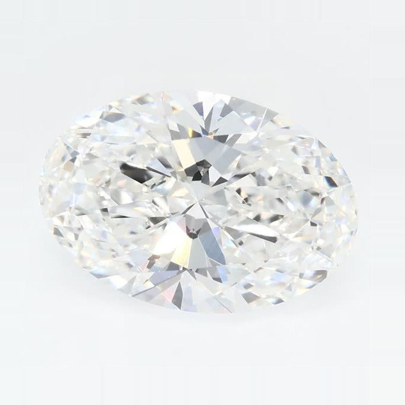 2.90 ct Lab-Grown Diamond – E VVS2 – Oval Cut – GCAL Certified — Sapphire Row · cut7