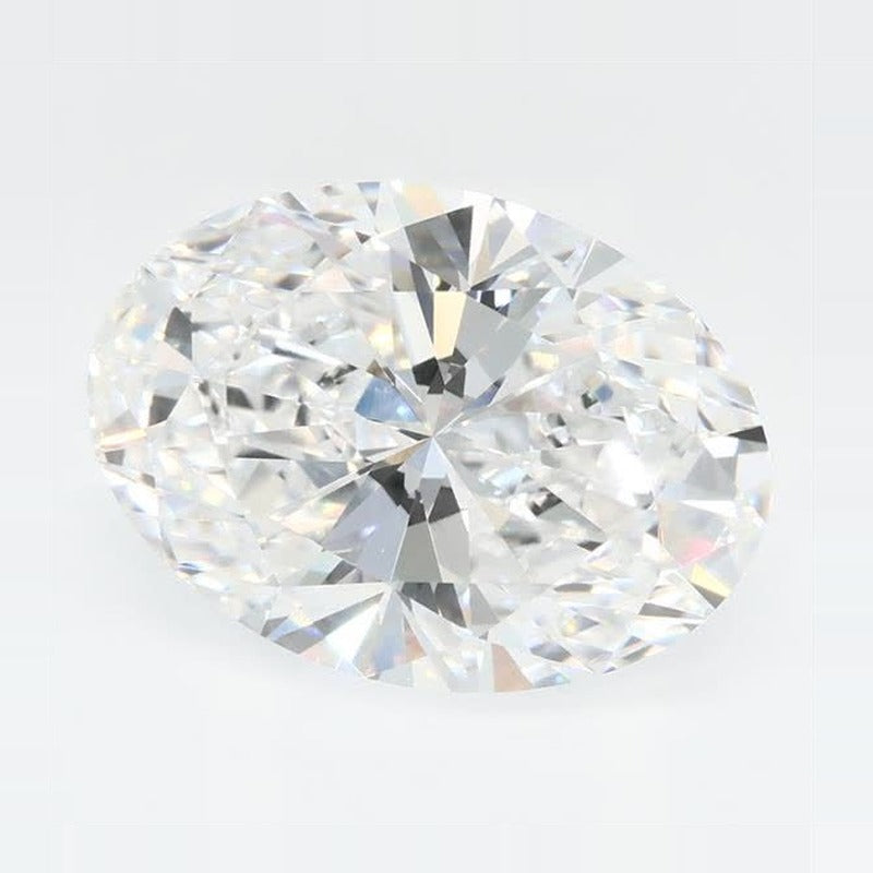 2.90 ct Lab-Grown Diamond – D VVS1 – Oval Cut – GCAL Certified — Sapphire Row · cut7