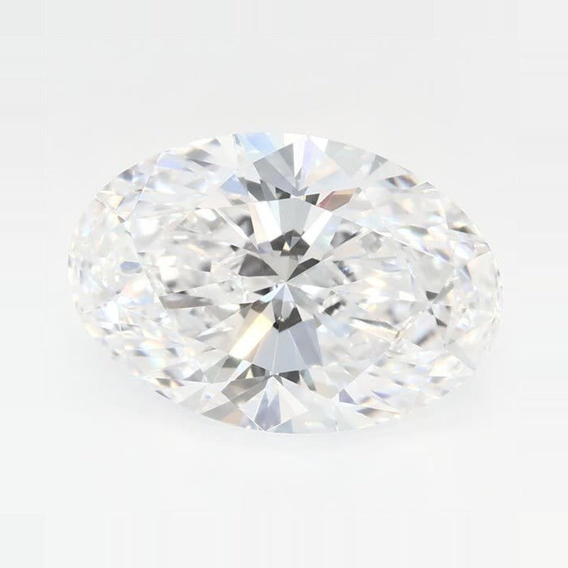 2.89 ct Lab-Grown Diamond – D VVS1 – Oval Cut – GCAL Certified — Sapphire Row · cut7