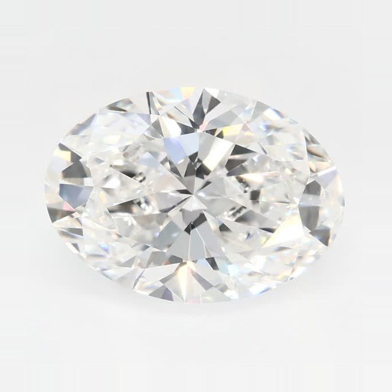 2.80 ct Lab-Grown Diamond – E VVS2 – Oval Cut – GCAL Certified — Sapphire Row · cut7