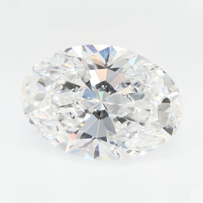 2.76 ct Lab-Grown Diamond – D VVS2 – Oval Cut – GCAL Certified — Sapphire Row · cut7