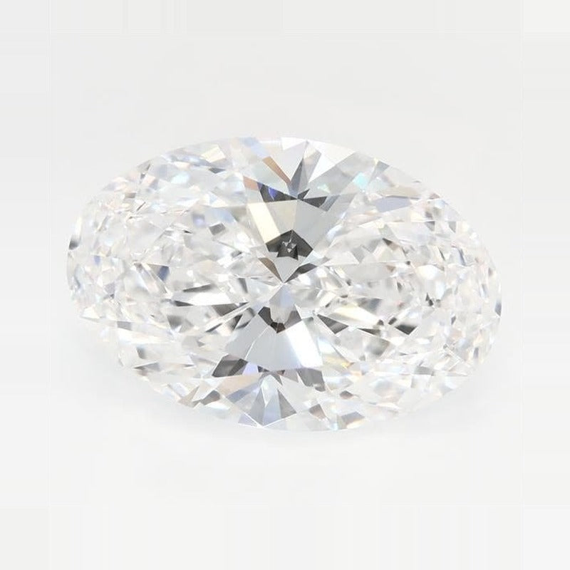 2.75 ct Lab-Grown Diamond – D VVS2 – Oval Cut – GCAL Certified — Sapphire Row · cut7