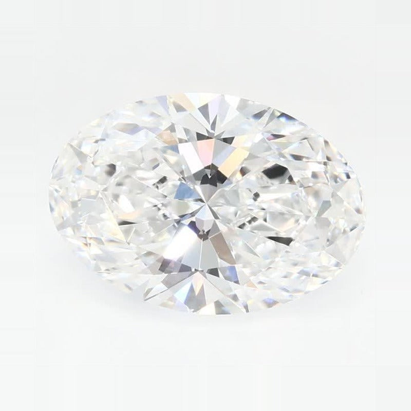 2.75 ct Lab-Grown Diamond – D VVS1 – Oval Cut – GCAL Certified — Sapphire Row · cut7