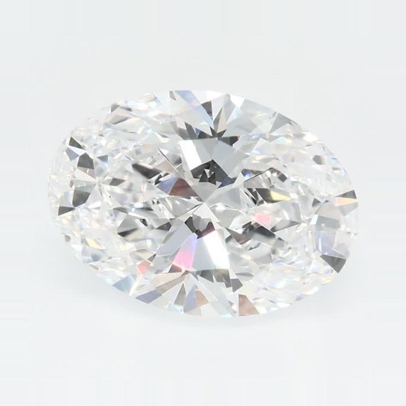 2.59 ct Lab-Grown Diamond – D VVS1 – Oval Cut – GCAL Certified — Sapphire Row · cut7