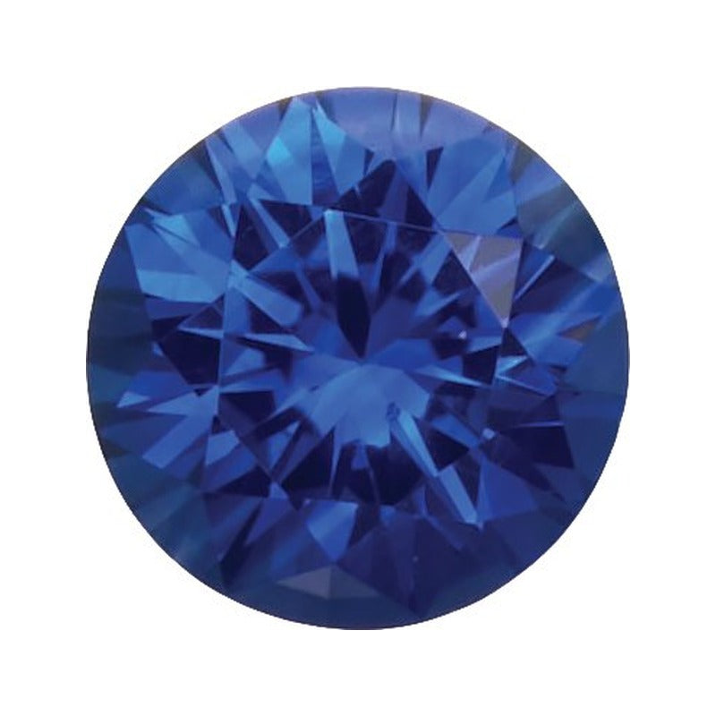 3.25 mm natural blue sapphire, round cut | Sapphire Row · cut7