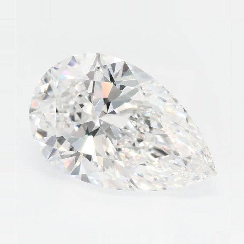 5.08 ct Lab-Grown Diamond – E VVS2 – Pear Cut – GCAL Certified — Sapphire Row · cut7