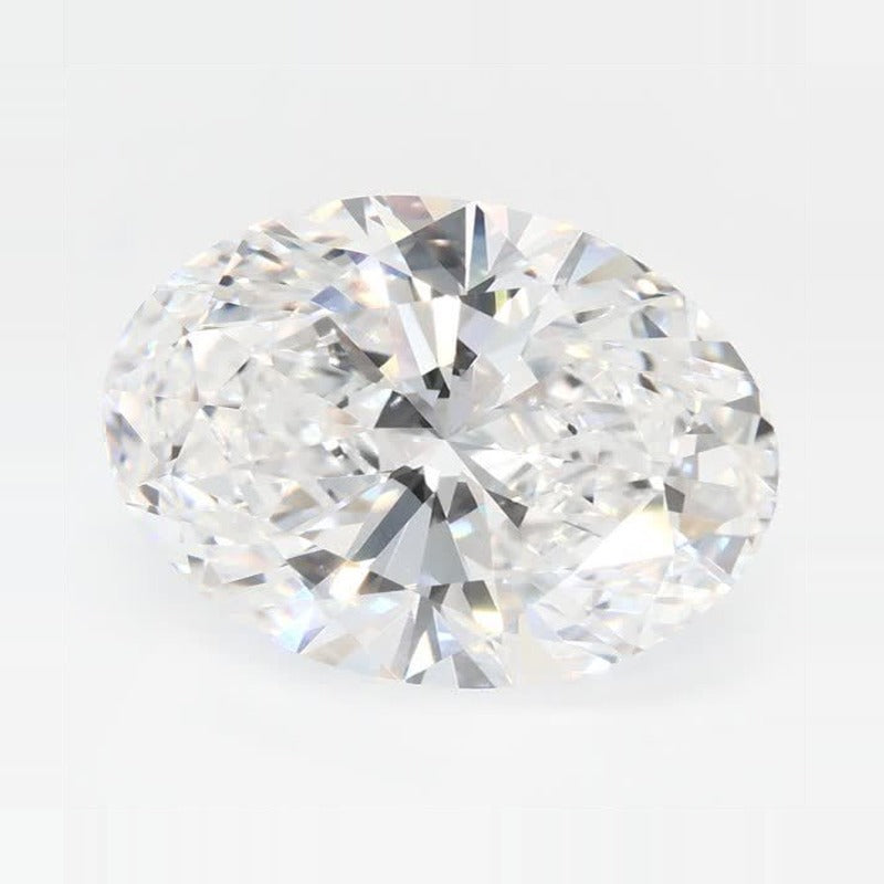 5.08 ct Lab-Grown Diamond – D VVS1 – Oval Cut – GCAL Certified — Sapphire Row · cut7