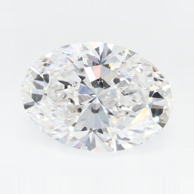 4.77 ct Lab-Grown Diamond – D VVS2 – Oval Cut – GCAL Certified — Sapphire Row · cut7