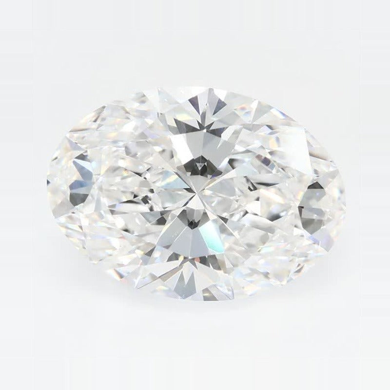 4.08 ct Lab-Grown Diamond – E VVS1 – Oval Cut – GCAL Certified — Sapphire Row · cut7