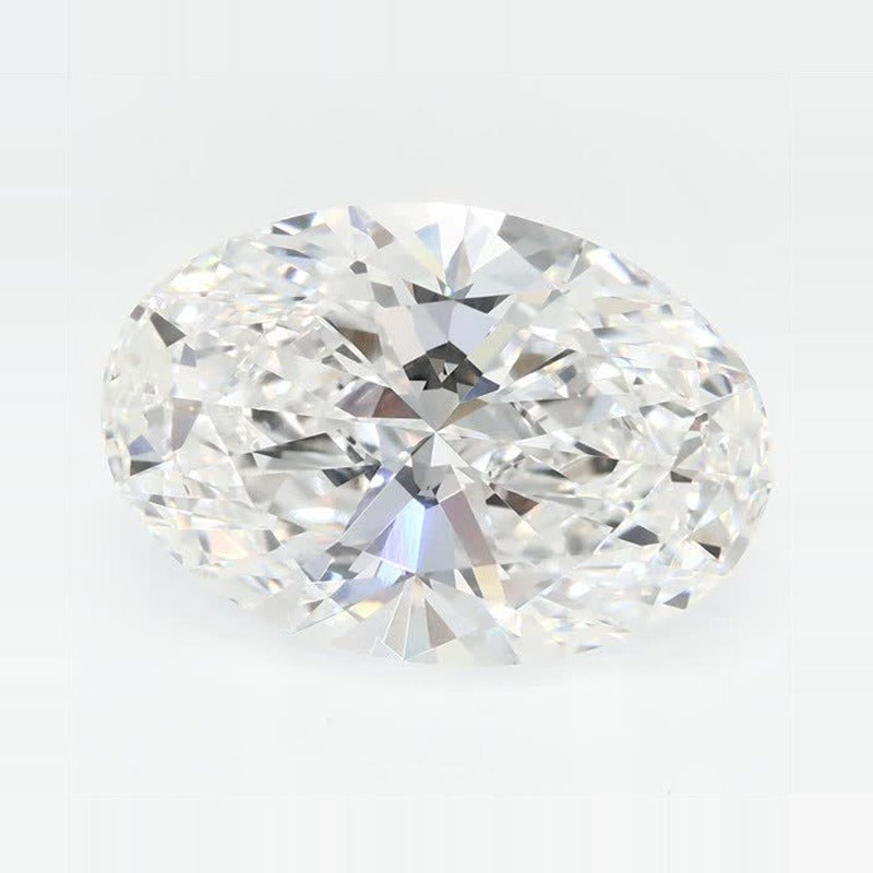 4.50 ct Lab-Grown Diamond – E VVS2 – Oval Cut – GCAL Certified — Sapphire Row · cut7