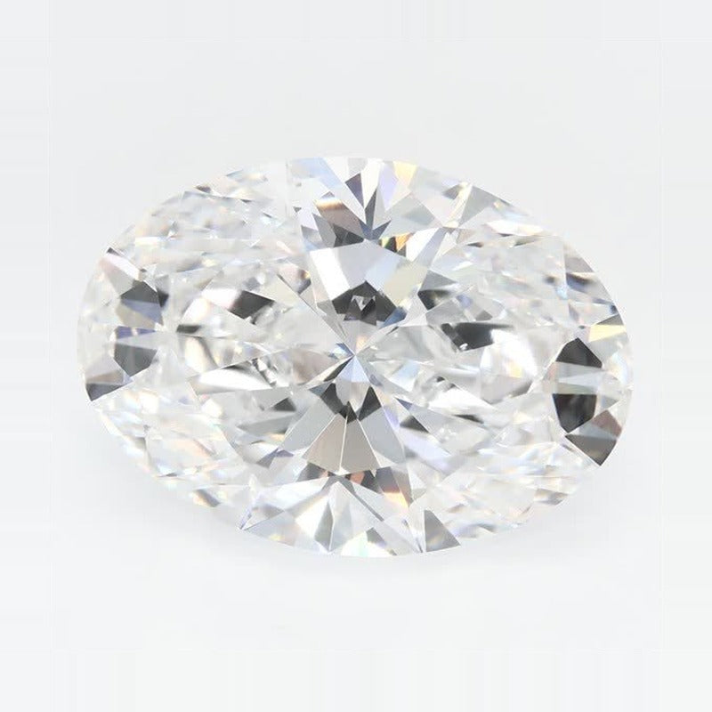 4.71 ct Lab-Grown Diamond – E VVS2 – Oval Cut – GCAL Certified — Sapphire Row · cut7