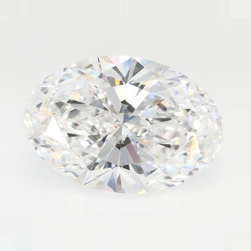 4.56 ct Lab-Grown Diamond – D VVS2 – Oval Cut – GCAL Certified — Sapphire Row · cut7