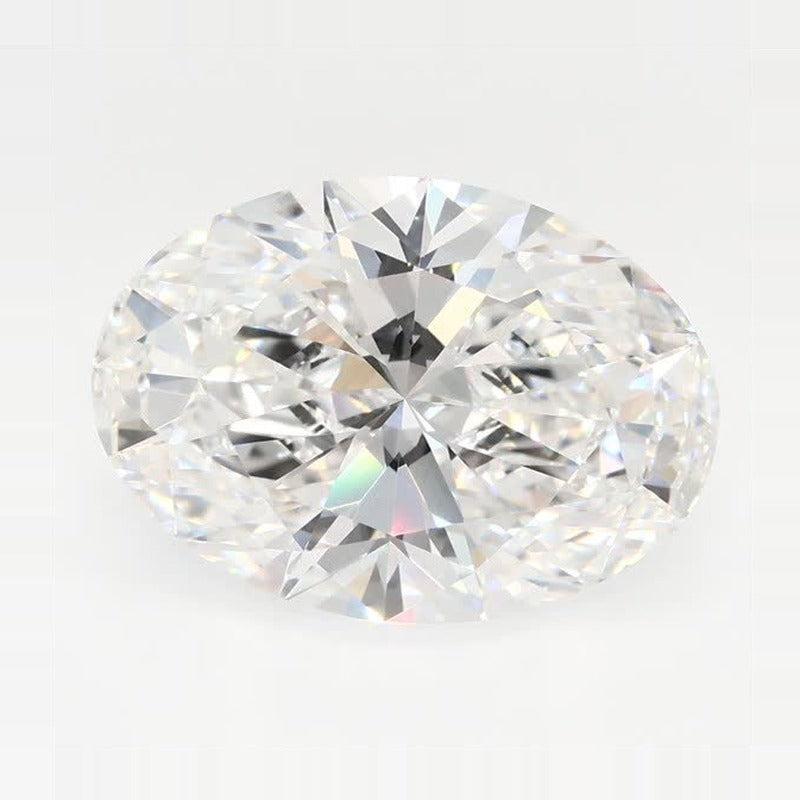 4.09 ct Lab-Grown Diamond – E VVS2 – Oval Cut – GCAL Certified — Sapphire Row · cut7
