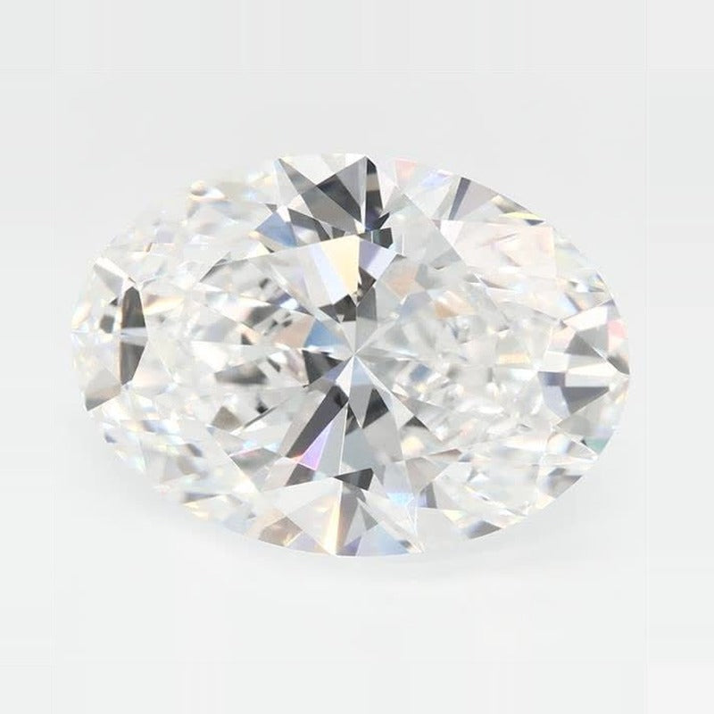 4.05 ct Lab-Grown Diamond – E VVS2 – Oval Cut – GCAL Certified — Sapphire Row · cut7