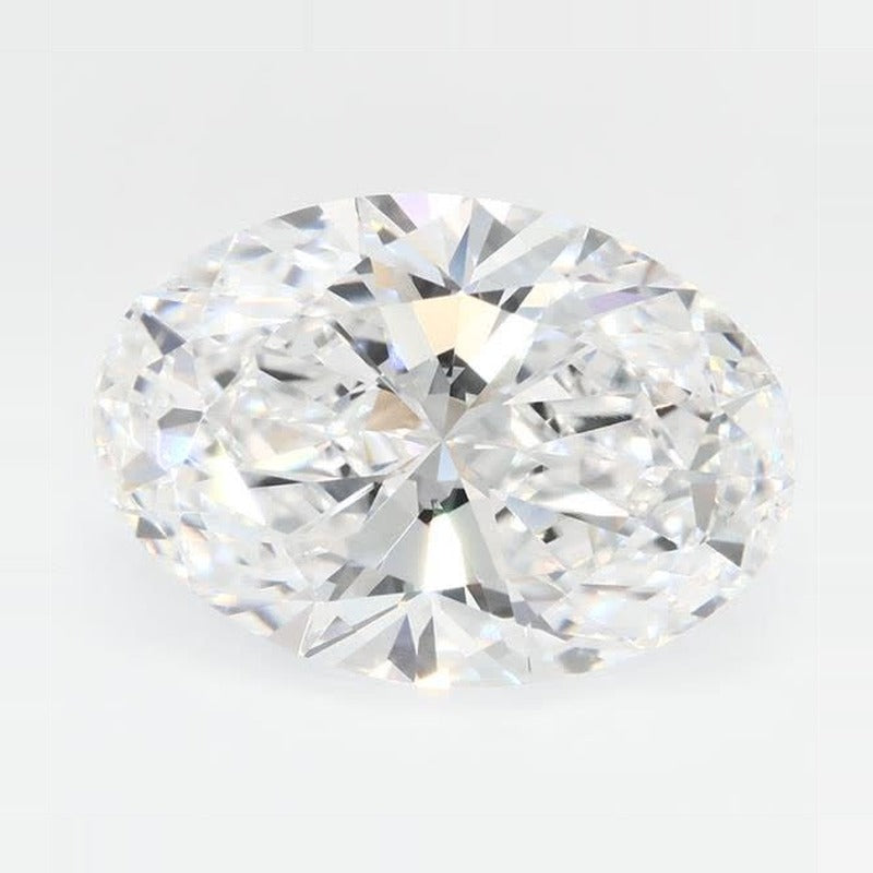 4.03 ct Lab-Grown Diamond – D VVS1 – Oval Cut – GCAL Certified — Sapphire Row · cut7