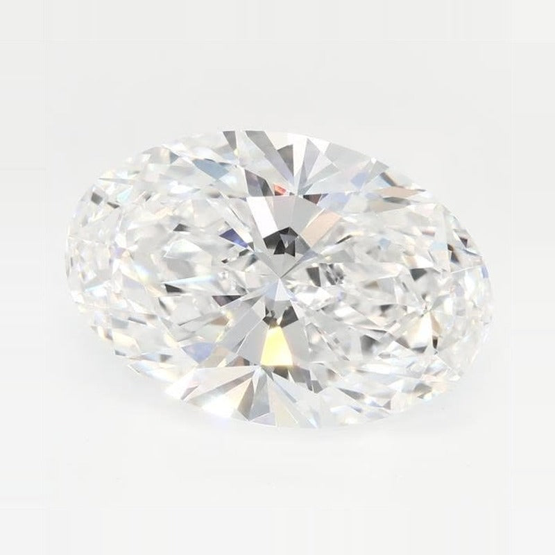3.88 ct Lab-Grown Diamond – D VVS2 – Oval Cut – GCAL Certified — Sapphire Row · cut7